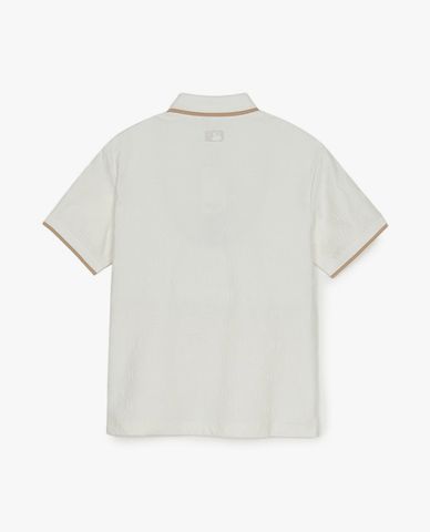 MLB - Áo polo unisex tay ngắn Dia Monogram Jacquard Color