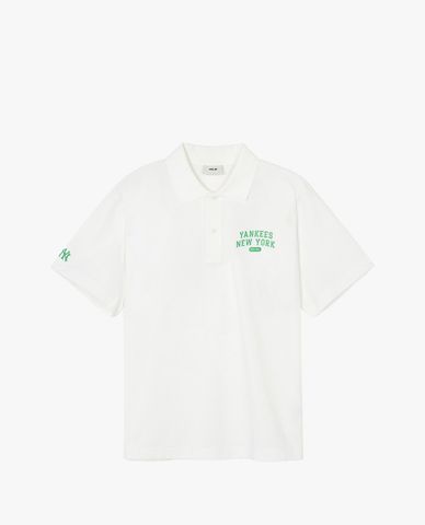MLB - Áo polo unisex cổ bẻ tay ngắn Varsity Over New York Yankees