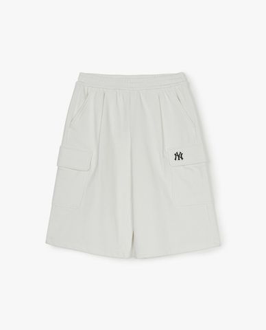 MLB - Quần short unisex ống rộng Basic Small Logo