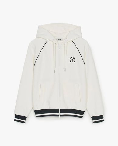 MLB - Áo khoác phối mũ unisex Tonal Jacquard Dia Monogram
