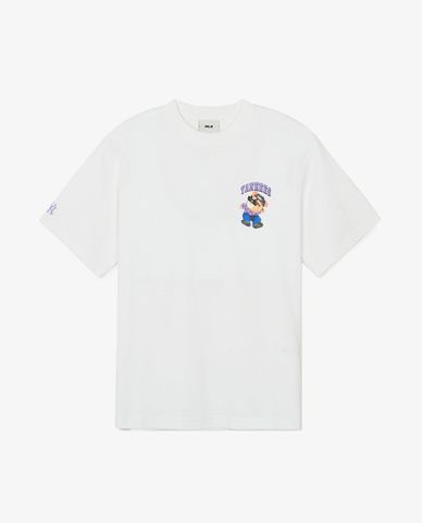 MLB - Áo thun unisex cổ tròn tay ngắn Varsity Mega Bear Overfit