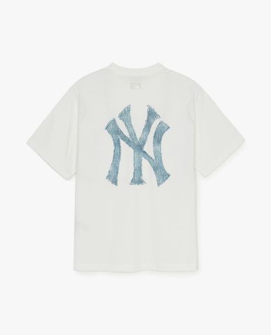MLB - Áo thun unisex tay ngắn Denimlike Monogram Big Lux