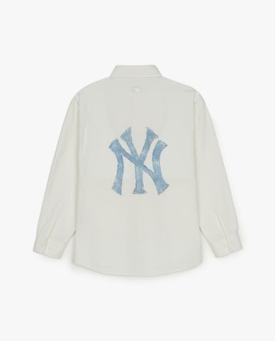 MLB - Áo sơ mi unisex Classic Denim Monogram