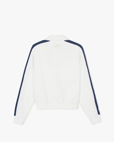MLB - Áo sweatshirt nữ cổ bẻ tay dài Sportive Varsity Crop Half Zip Up