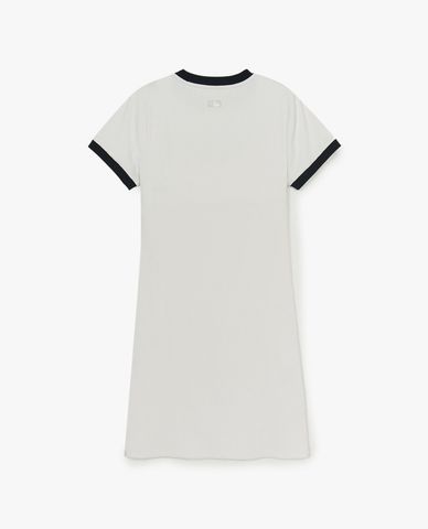 MLB - Đầm midi cổ tròn tay ngắn Basic Slim Fit
