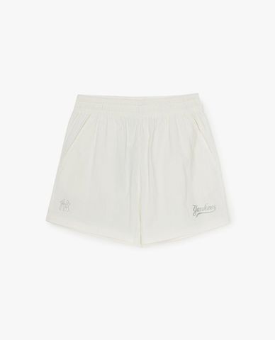 MLB - Quần short nữ ống rộng lưng thun Varsity Sportive