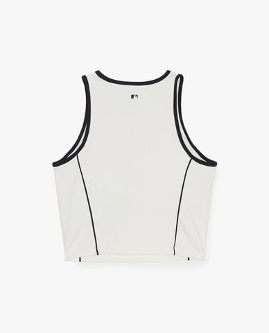 MLB - Áo ba lỗ nữ phom croptop Basic Small Logo