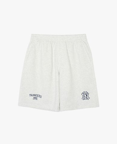 MLB - Quần shorts unisex ống rộng lưng thun trẻ trung