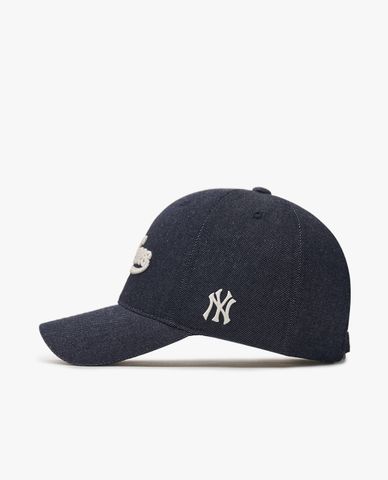 MLB - Nón bóng chày unisex Cultivating Lettering Denim Unstructured