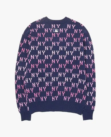 MLB - Áo sweater unisex cổ tròn tay dài Gradation Monogram