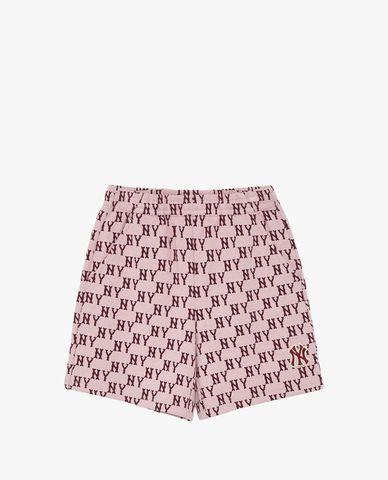 MLB - Quần shorts unisex ống rộng Classic Monogram All Over Jacquard