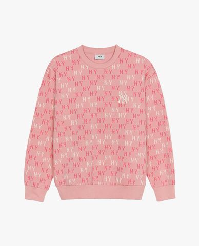 MLB - Áo sweatshirt unisex cổ tròn tay dài Classic Monogram Jaquard