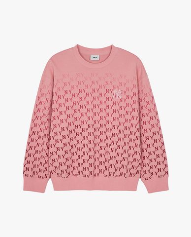 MLB - Áo sweatshirt unisex cổ tròn tay dài Classic Monogram Gradation
