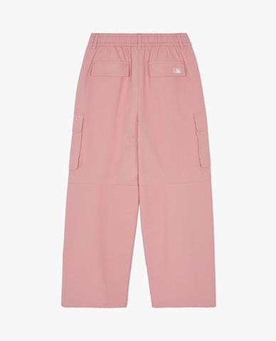 MLB - Quần dài nữ ống rộng lưng thun Varsity Cargo