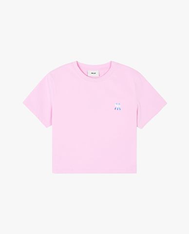 MLB - Áo croptop nữ cổ tròn tay ngắn Basic Athleisure