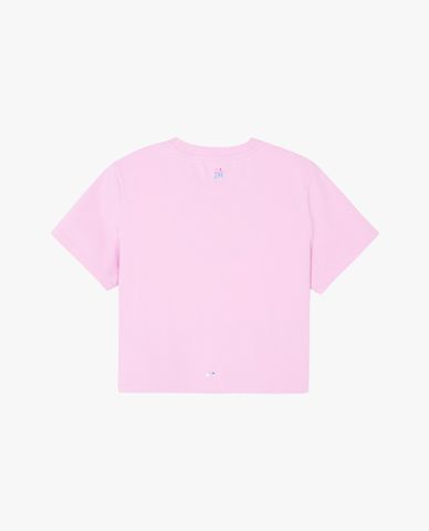 MLB - Áo croptop nữ cổ tròn tay ngắn Basic Athleisure