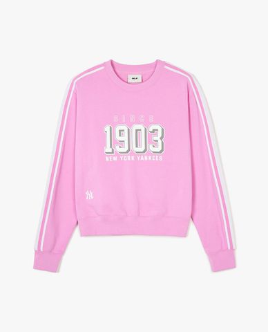MLB - Áo sweatshirt nữ cổ tròn tay dài Sportive Varsity Track