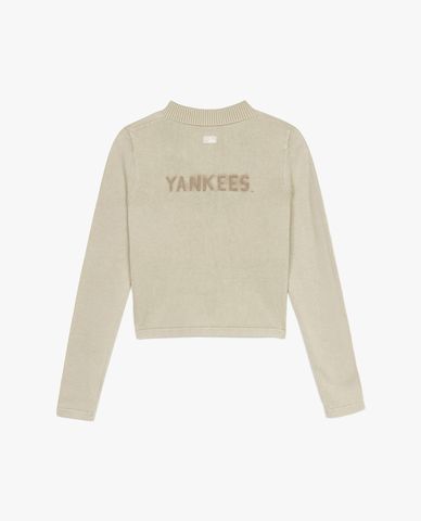 MLB - Áo khoác cardigan nữ Basic Vintage Wash