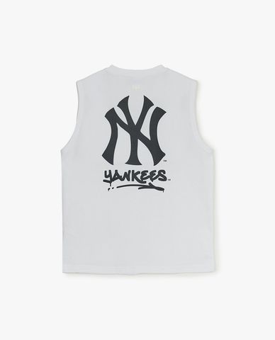 MLB - Áo ba lỗ unisex cổ tròn Basic Megalogonashi
