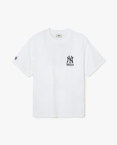MLB - Áo thun unisex cổ tròn tay ngắn Stree Big Logo Functional