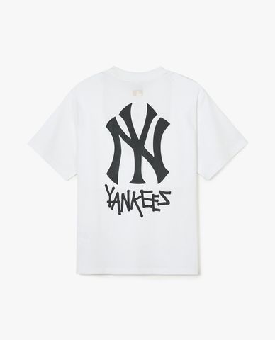 MLB - Áo thun unisex cổ tròn tay ngắn Stree Big Logo Functional