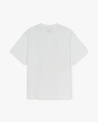 MLB - Áo thun unisex cổ tròn tay ngắn Letter Mega Bear