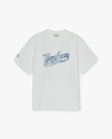 MLB - Áo thun unisex cổ tròn Denim Like Big Lux OverFit