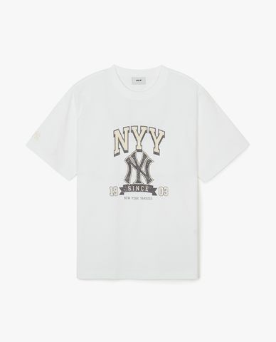 MLB - Áo thun unisex cổ tròn tay ngắn Vintage Big Logo Graphic
