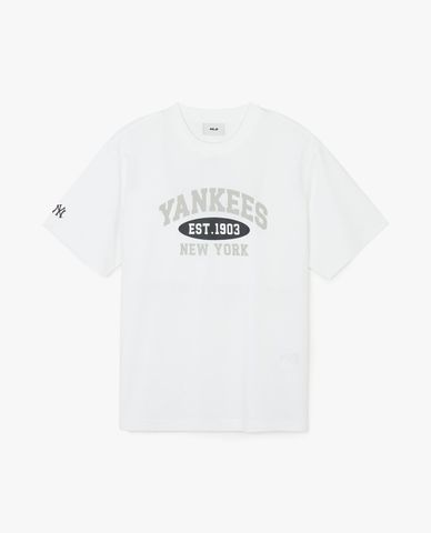 MLB - Áo thun unisex cổ tròn tay ngắn Summer Varsity Functional