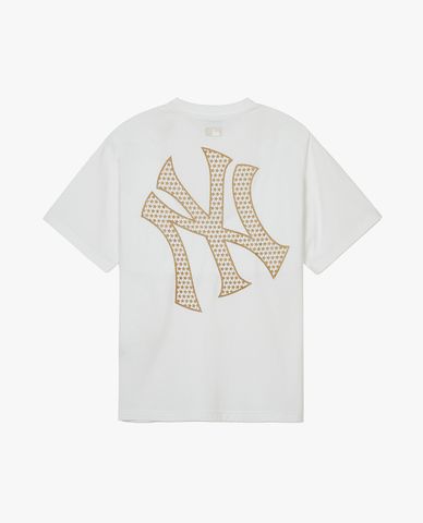 MLB - Áo thun unisex cổ tròn tay ngắn Summer Graphics Star Big Lux