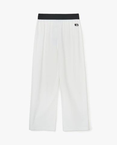 MLB - Quần ống rộng nữ lưng thun Basic Small Logo Banding