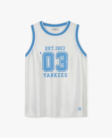 MLB - Áo ba lỗ nữ cổ tròn Sportive Varsity Number Graphic Nasity