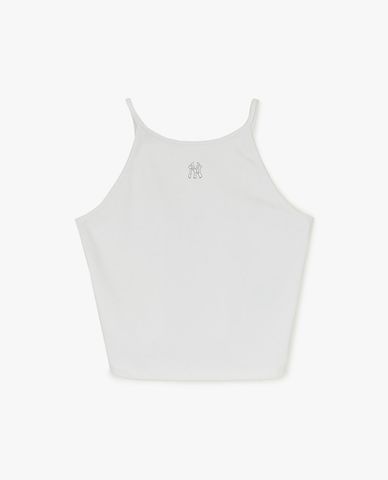 MLB - Áo croptop nữ cổ yếm Basic Slim