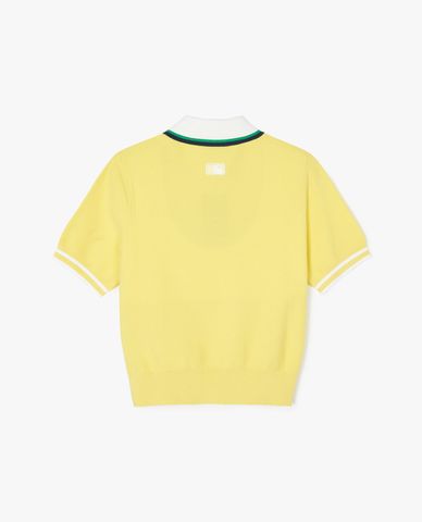 MLB - Áo polo nữ cổ bẻ tay ngắn Sportive Varsity Half Zip Up