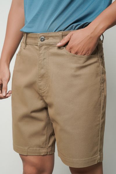  Quần shorts nam vải twill 