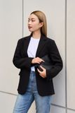  Áo vest nữ dáng oversize 