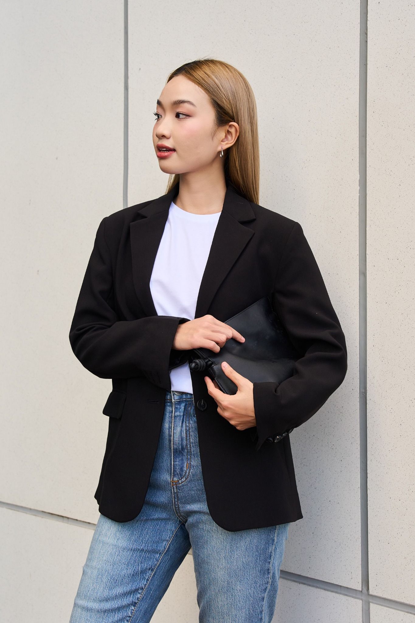  Áo vest nữ dáng oversize 