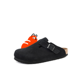  Devo Life Boston Clog Black Suede 