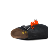  Devo Life Boston Clog Black Suede 