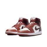 Air Jordan 1 Mid Dusty Peach Night Maroon