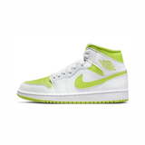  Air Jordan 1 Mid White Lime 