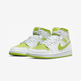  Air Jordan 1 Mid White Lime 