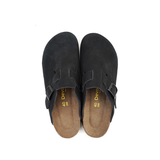  Devo Life Boston Clog Black Suede 