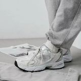 New Balance 530 White Silver Metallic