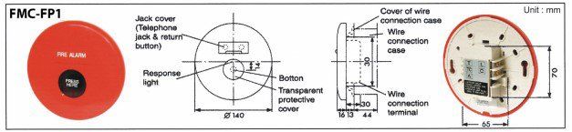 Chuông báo cháy khẩn cấp FMC-FP1