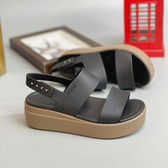 Sandal bánh mì Crocs cao 5p NA480