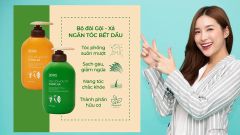 GEL DẦU GỘI XẢ HỮU CƠ GỪNG SẢ - GIẢM BẾT DẦU - NGĂN GẦU NGỨA 500ML