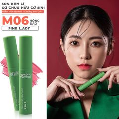 SON KEM CÀ CHUA HỮU CƠ MỀM MỊN LÂU TRÔI - DƯỠNG MÔI 2IN1 BỀN MÀU CẢ NGÀY - 2.5G