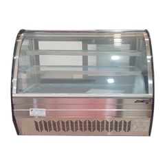 Tủ bánh kem mini để bàn kính cong 90cm