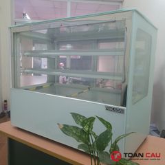 Tủ bánh kem mini để bàn kính vuông 90cm